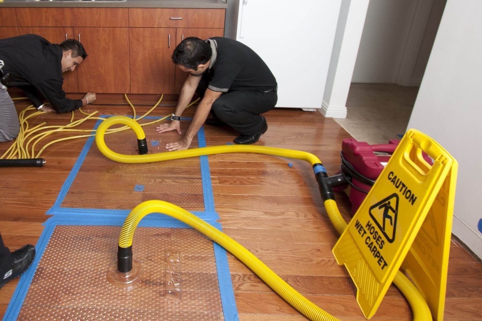 water damage restoration after leak detection okc